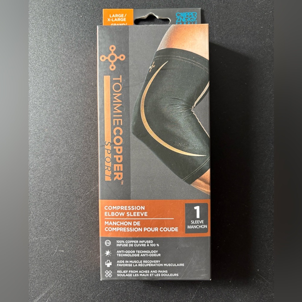 Tommie Copper Sport Compression Elbow Sleeve (L/XL)